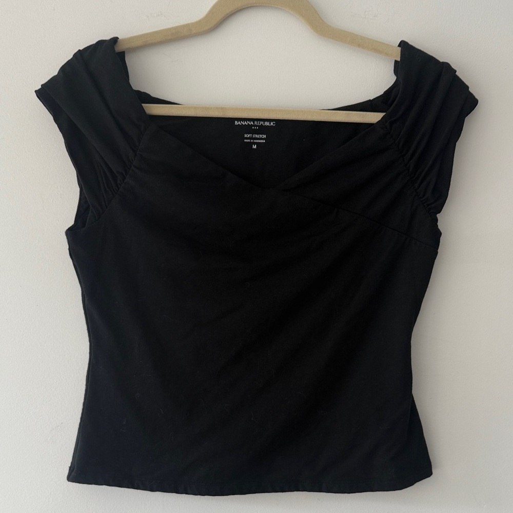 Banana Republic Elegant Black Blouse